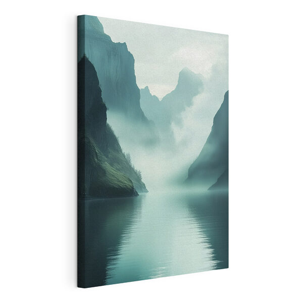 Wandbilder Wasserfläche mit Bergen und Nebel (Artikelnummer: s40653) Wandbilder Wandbilder Wasserfläche mit Bergen und Nebel (Artikelnummer: s40653)