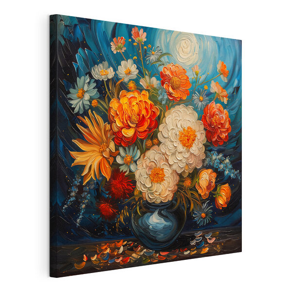 Wandbilder Wandbilder Gemälde von Blumen in einer Vase (Artikelnummer: s40671)