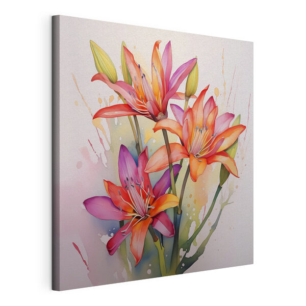 Wandbilder Gemälde von Blumen auf weißem Hintergrund (Artikelnummer: s41022) Wandbilder Wandbilder Gemälde von Blumen auf weißem Hintergrund (Artikelnummer: s41022)