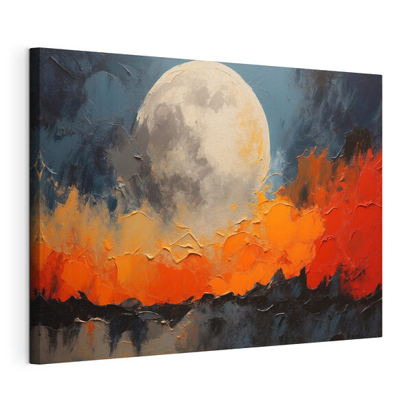 Wandbilder Wandbilder Gemälde von Mond und Feuer (Artikelnummer: s41286)