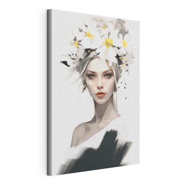Wandbilder Wandbilder Frau mit Blumen im Haar (Artikelnummer: s41323)