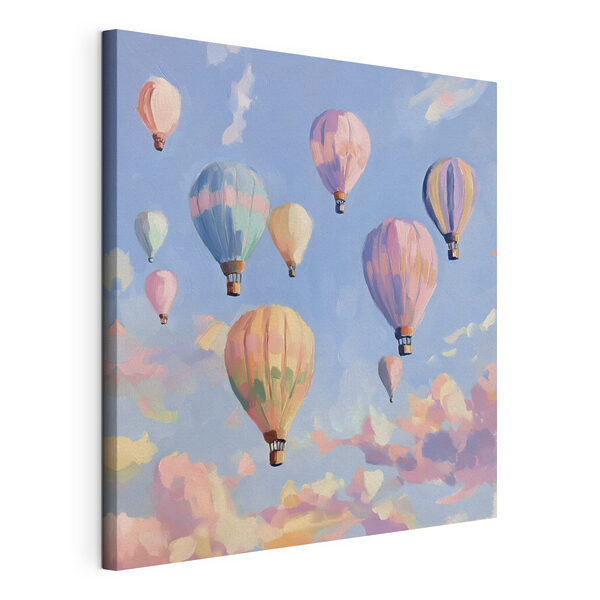 Wandbilder Wandbilder Gruppe von Heißluftballons in den Himmel (Artikelnummer: s41338)