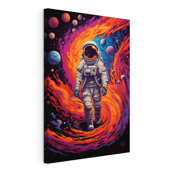 Ein Astronaut beim Spaziergang im Weltraum Wandbilder Ein Astronaut beim Spaziergang im Weltraum