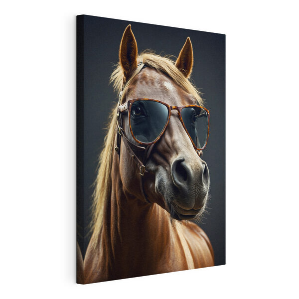 Pferd mit Sonnenbrille Wandbilder Pferd mit Sonnenbrille