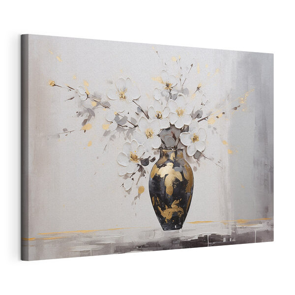 Gemälde von Blumen in einer Vase Wandbilder Gemälde von Blumen in einer Vase