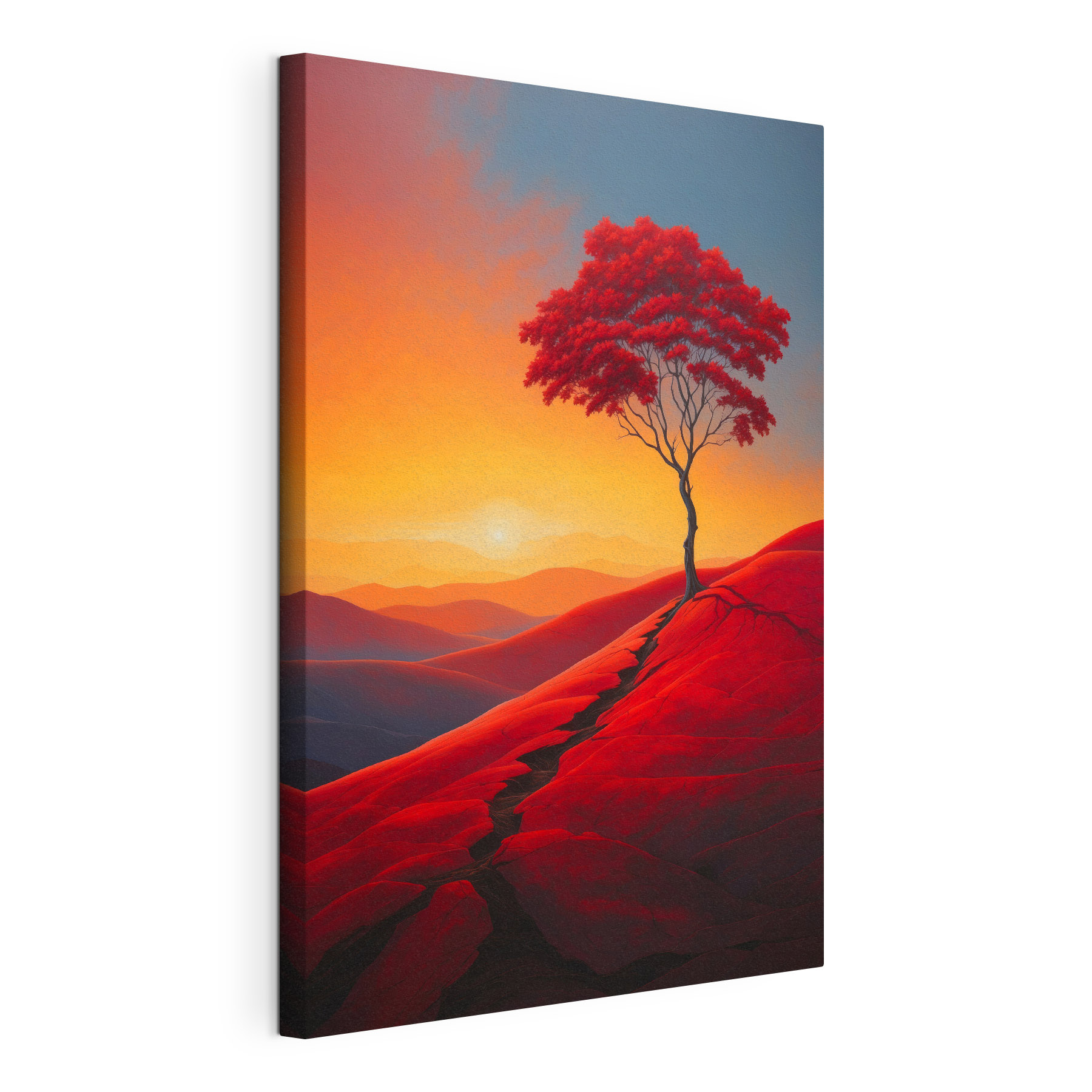 Tree on a hill