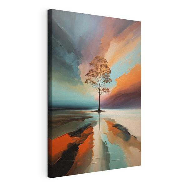 Baum inmitten eines Sees Wandbilder Baum inmitten eines Sees