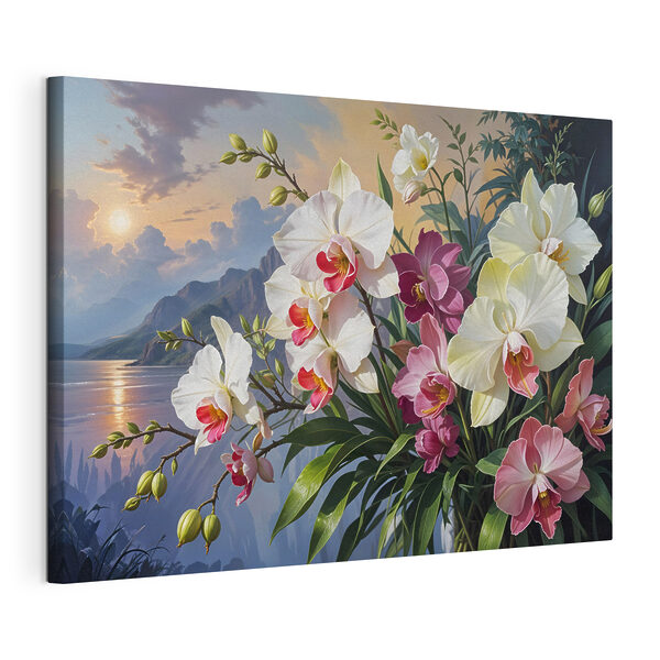 Gemälde von Blumen in einer Vase Wandbilder Gemälde von Blumen in einer Vase