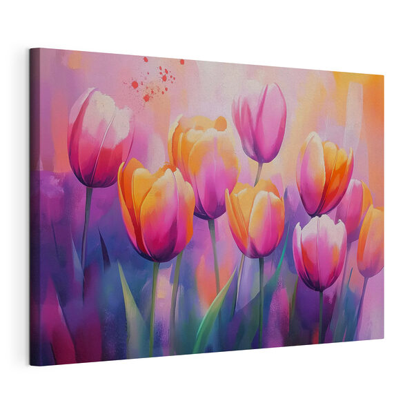Wandbilder Wandbilder Gemälde von Tulpen (Artikelnummer: s41807)