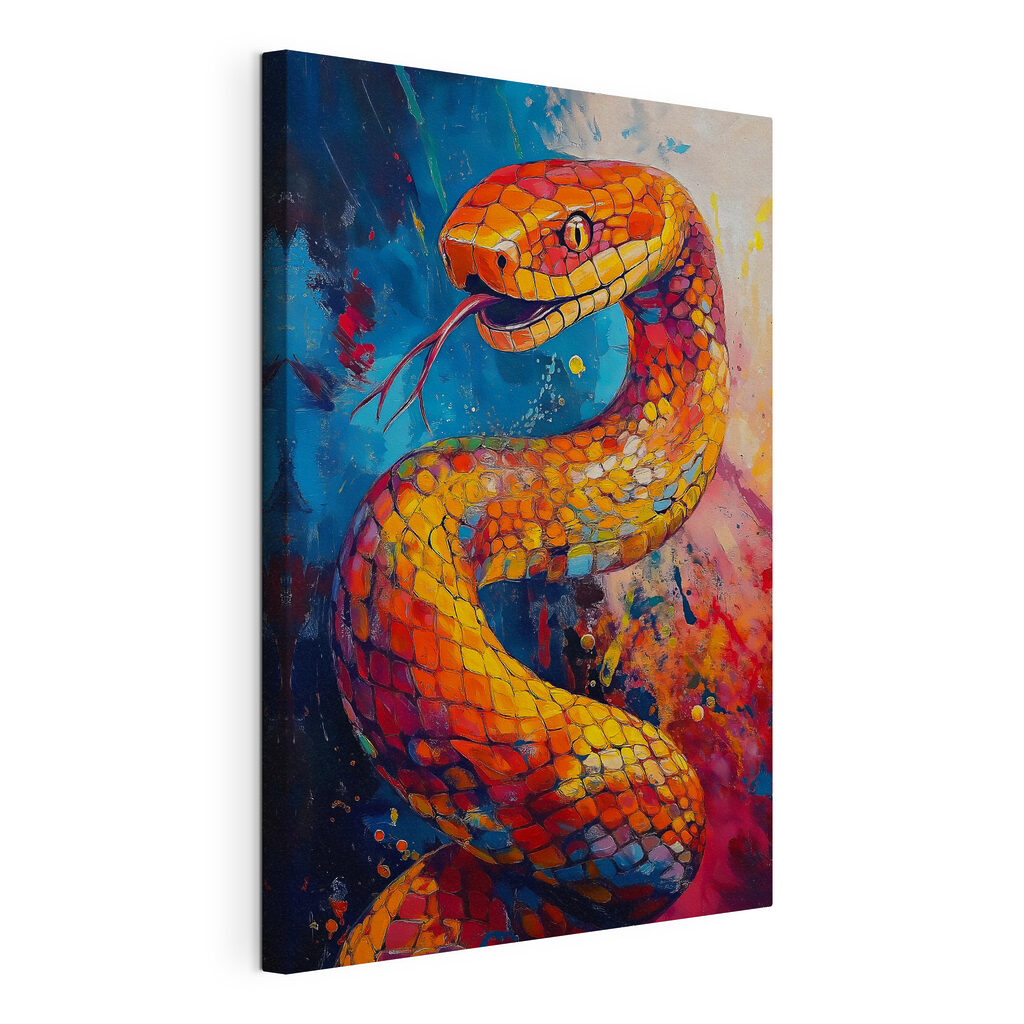 Painting of a snake