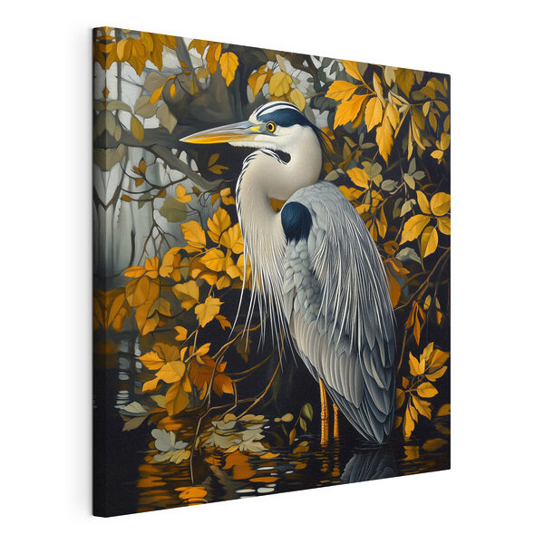 Vogel im Wasser stehend Wandbilder Vogel im Wasser stehend