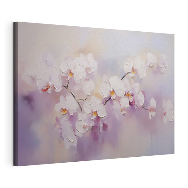 Wandbilder Malerei von weißen Blumen