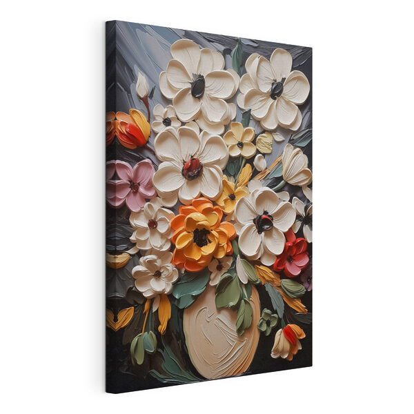 Colorful bouquet in vibrant display
