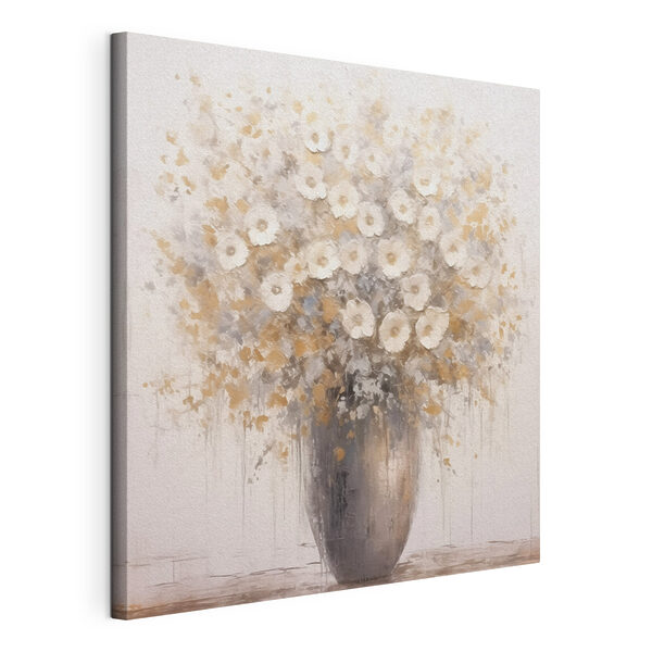 Painting of flowers in a vase