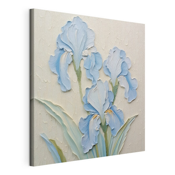 Wandbilder Wandbilder Zarte blaue Blüten in sanften Farbtönen (Artikelnummer: s42811)