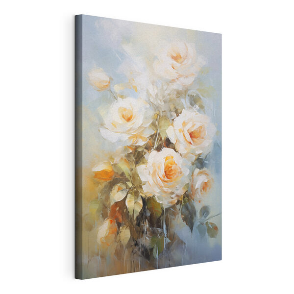Wandbilder Wandbilder Malerei von weißen Rosen (Artikelnummer: s43175)