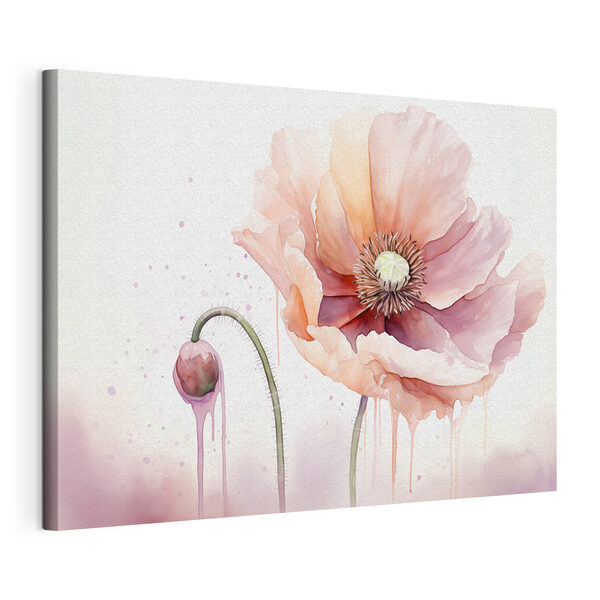 Aquarellmalerei einer Blume Wandbilder Aquarellmalerei einer Blume