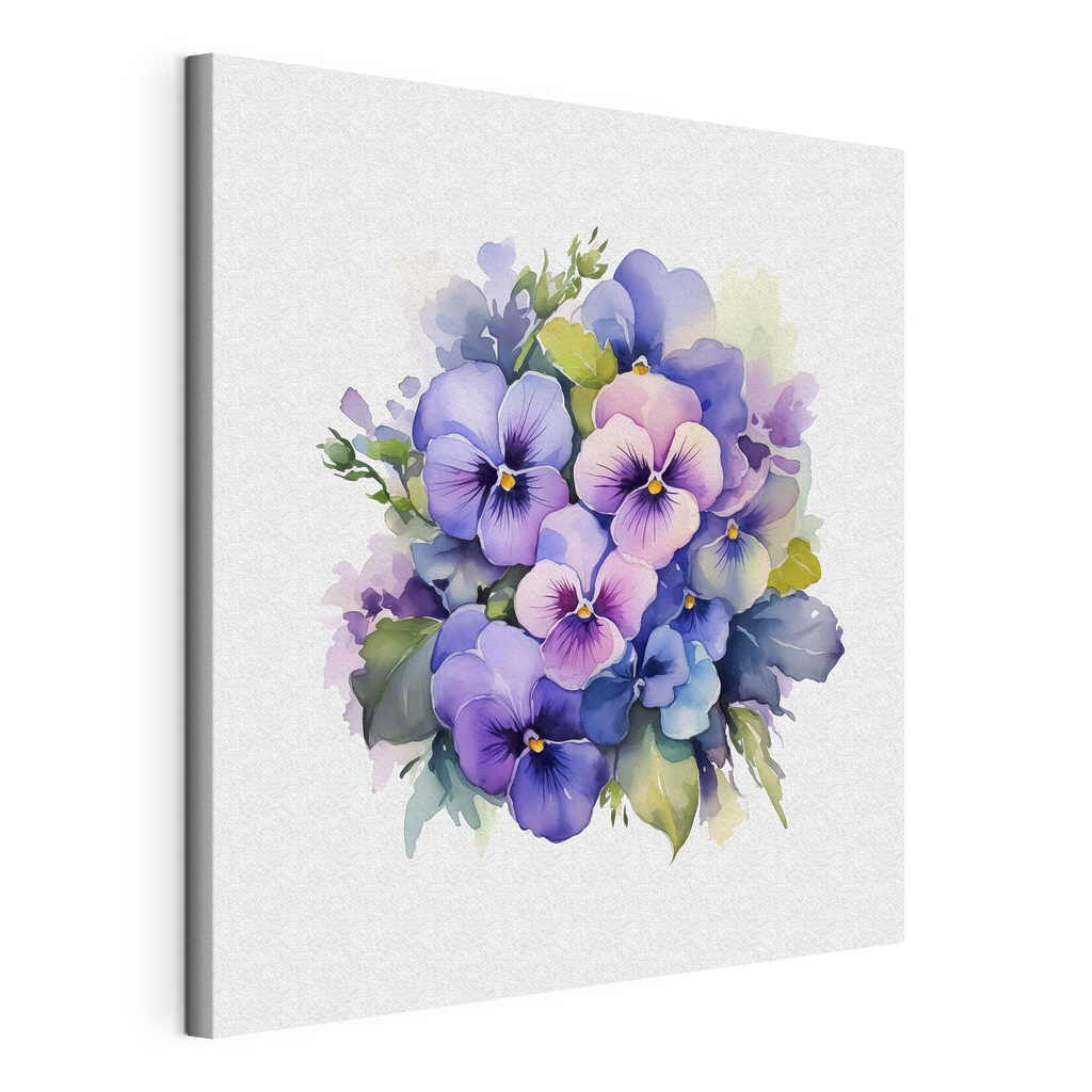 A bouquet of purple and blue flowers A bouquet of purple and blue flowers