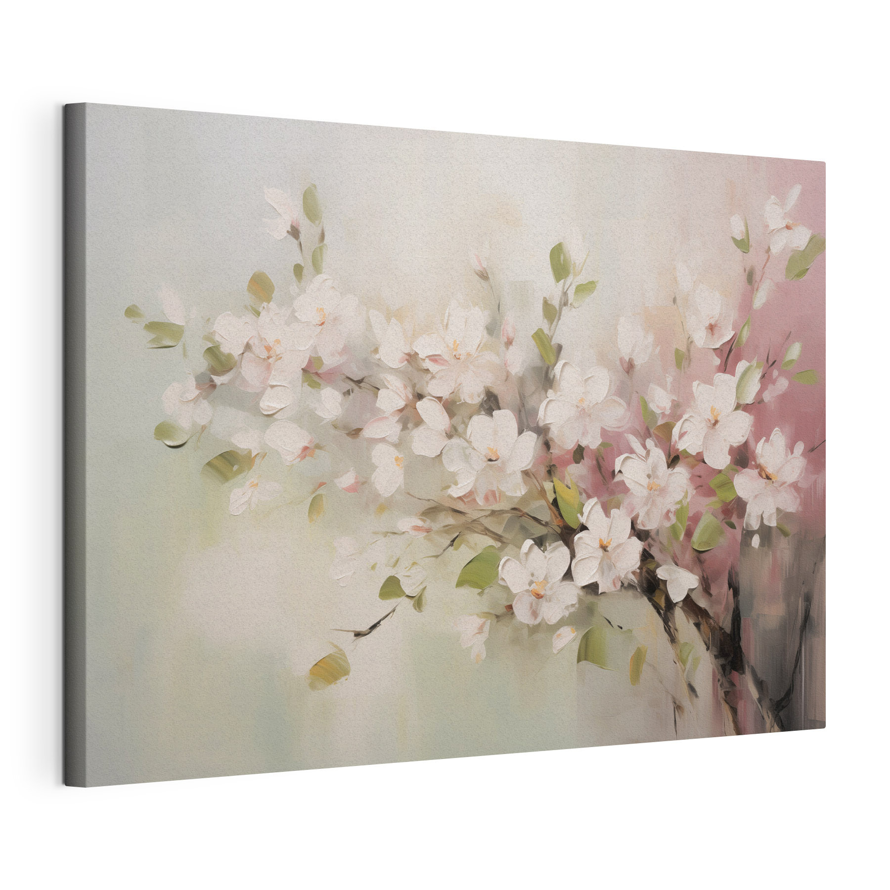 Painting of white flowers