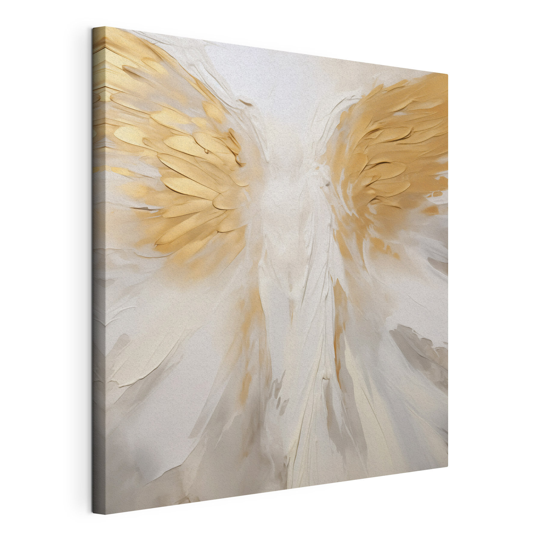 White and brown angel wings White and brown angel wings
