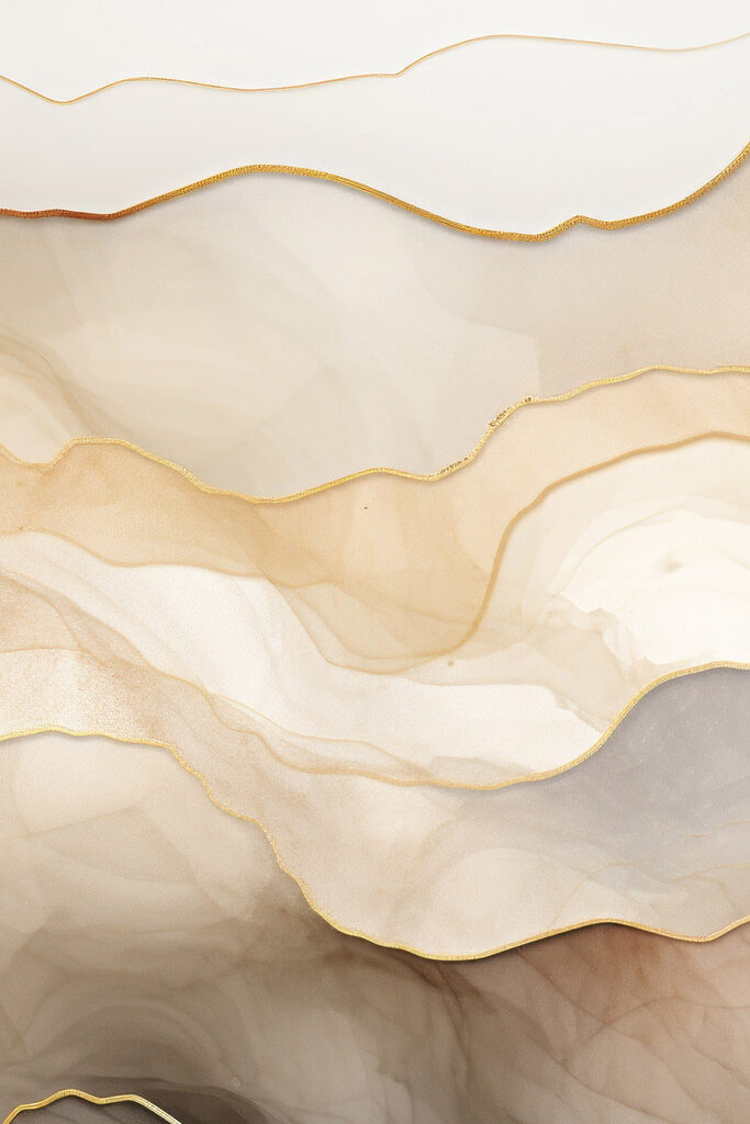 Soft waves of creamy colors blend