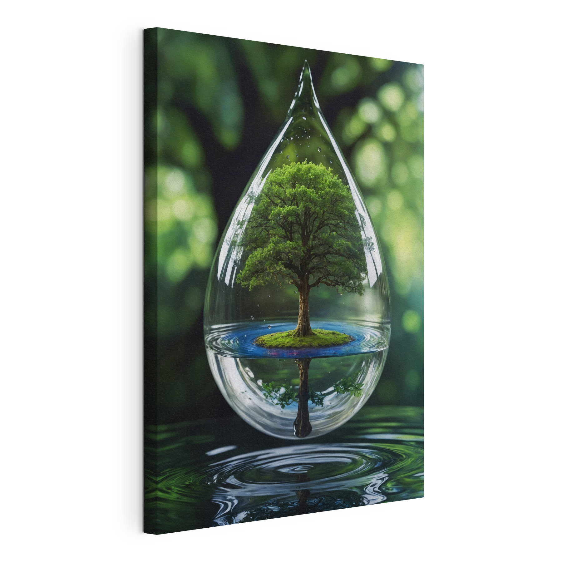 Tree in a drop of water
