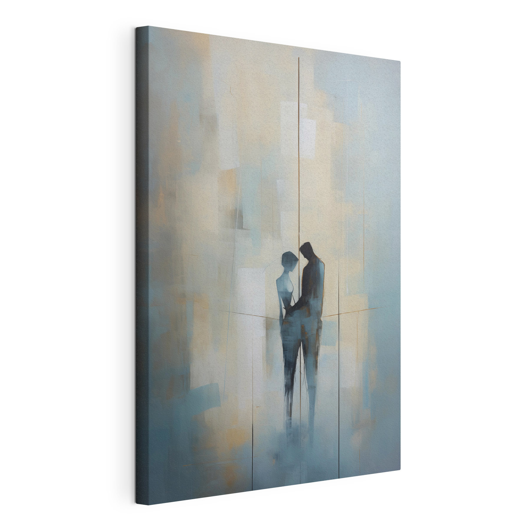 Painting of a man and woman Painting of a man and woman