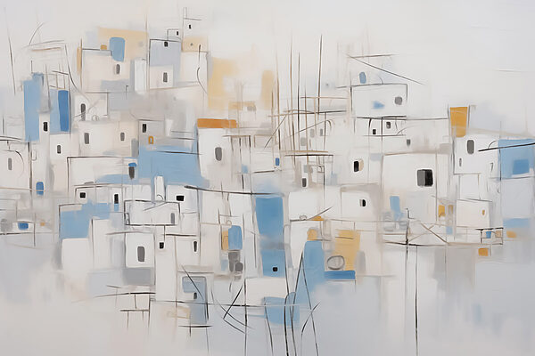 Painting of a city