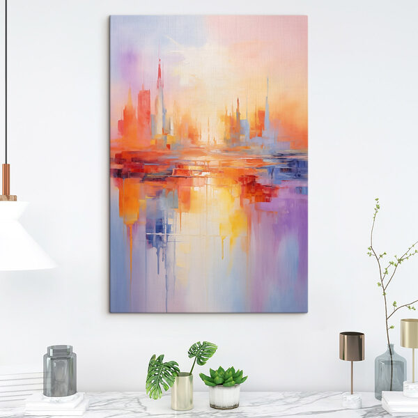 Painting of a city