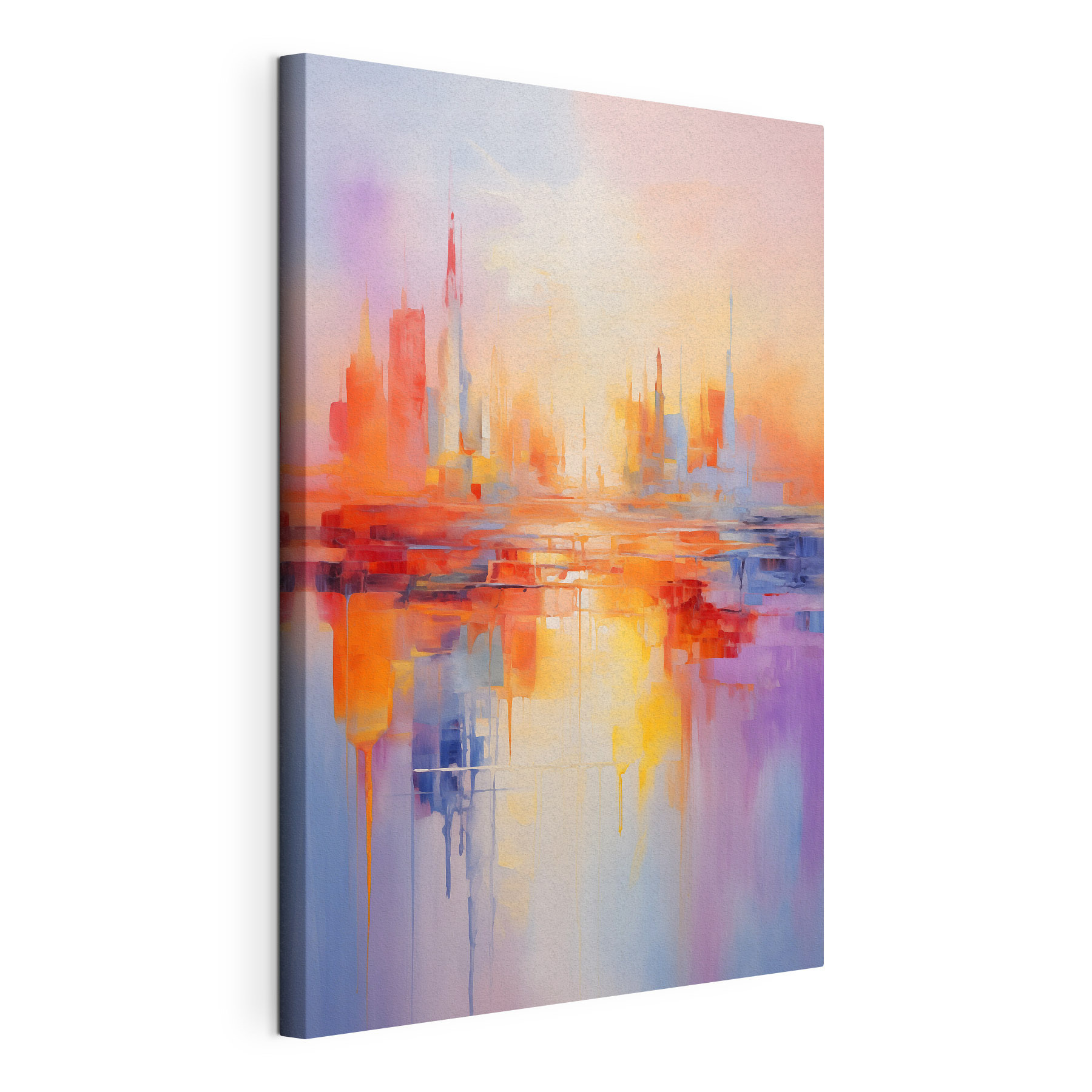 Painting of a city