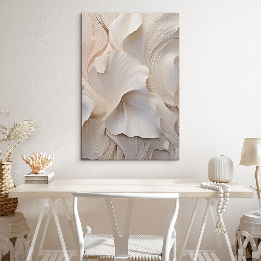Flowing waves of soft elegance