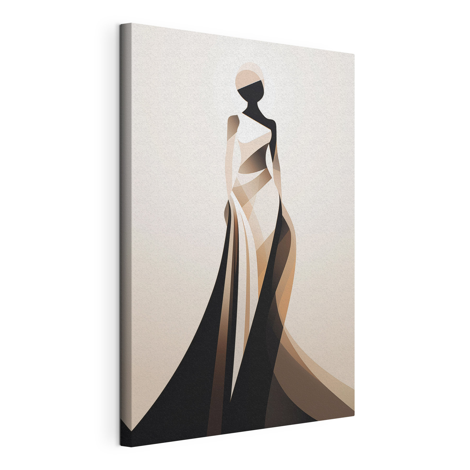 Woman in a long dress