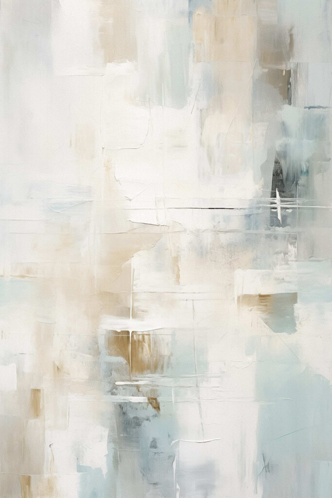Painting of a white wall