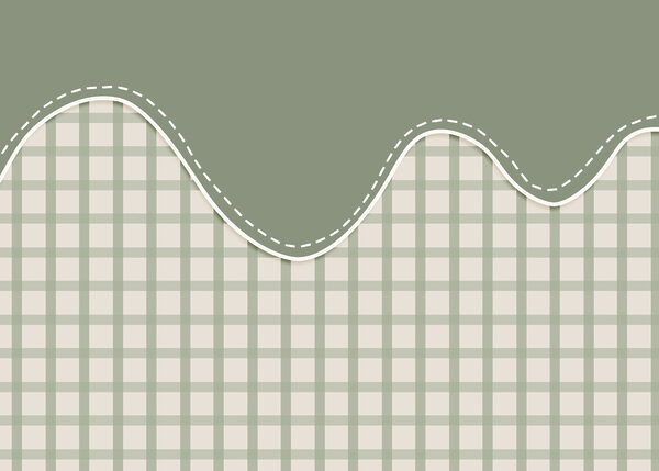 Green and white pattern