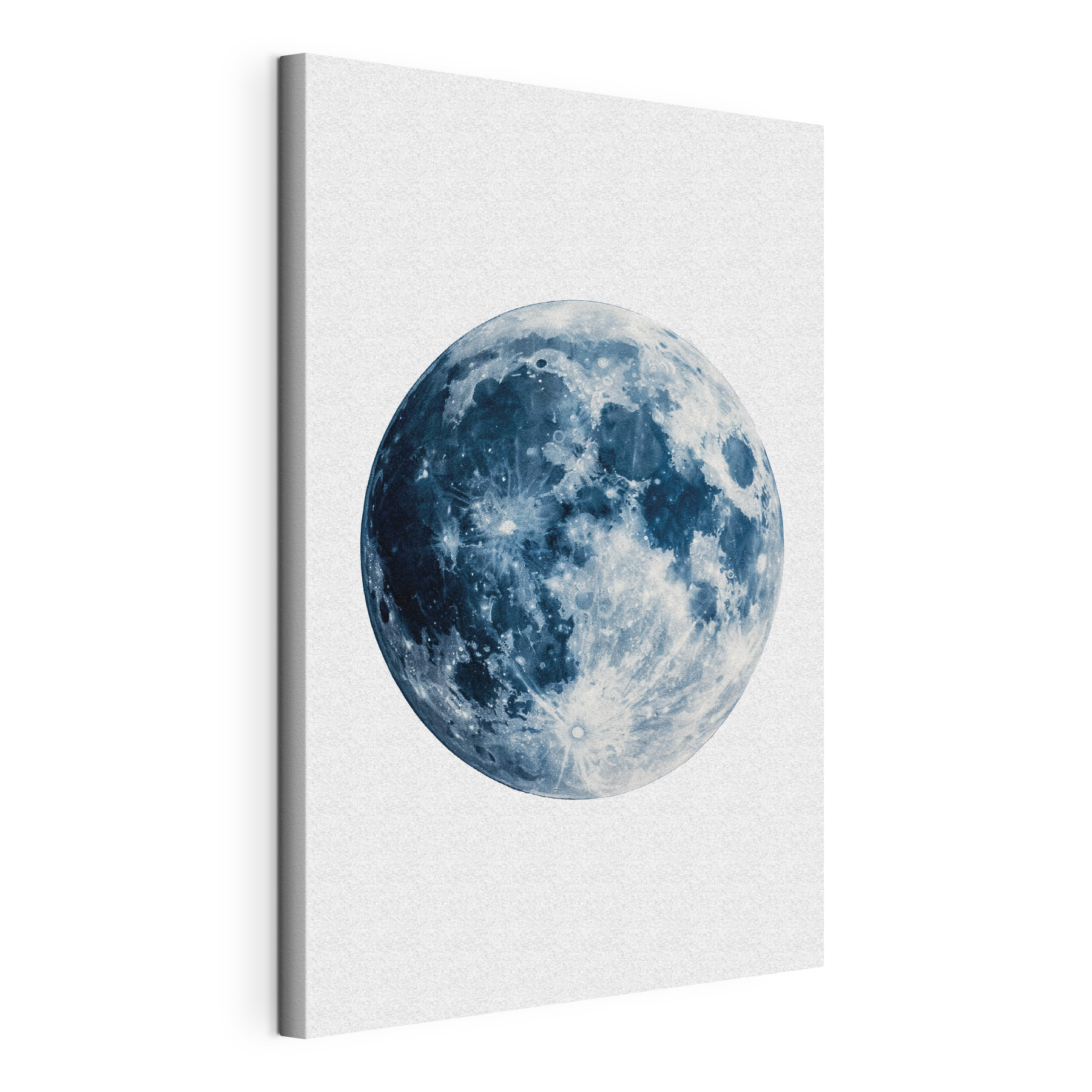 Moon amidst a dusky background