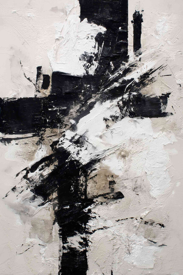 Black and white painting