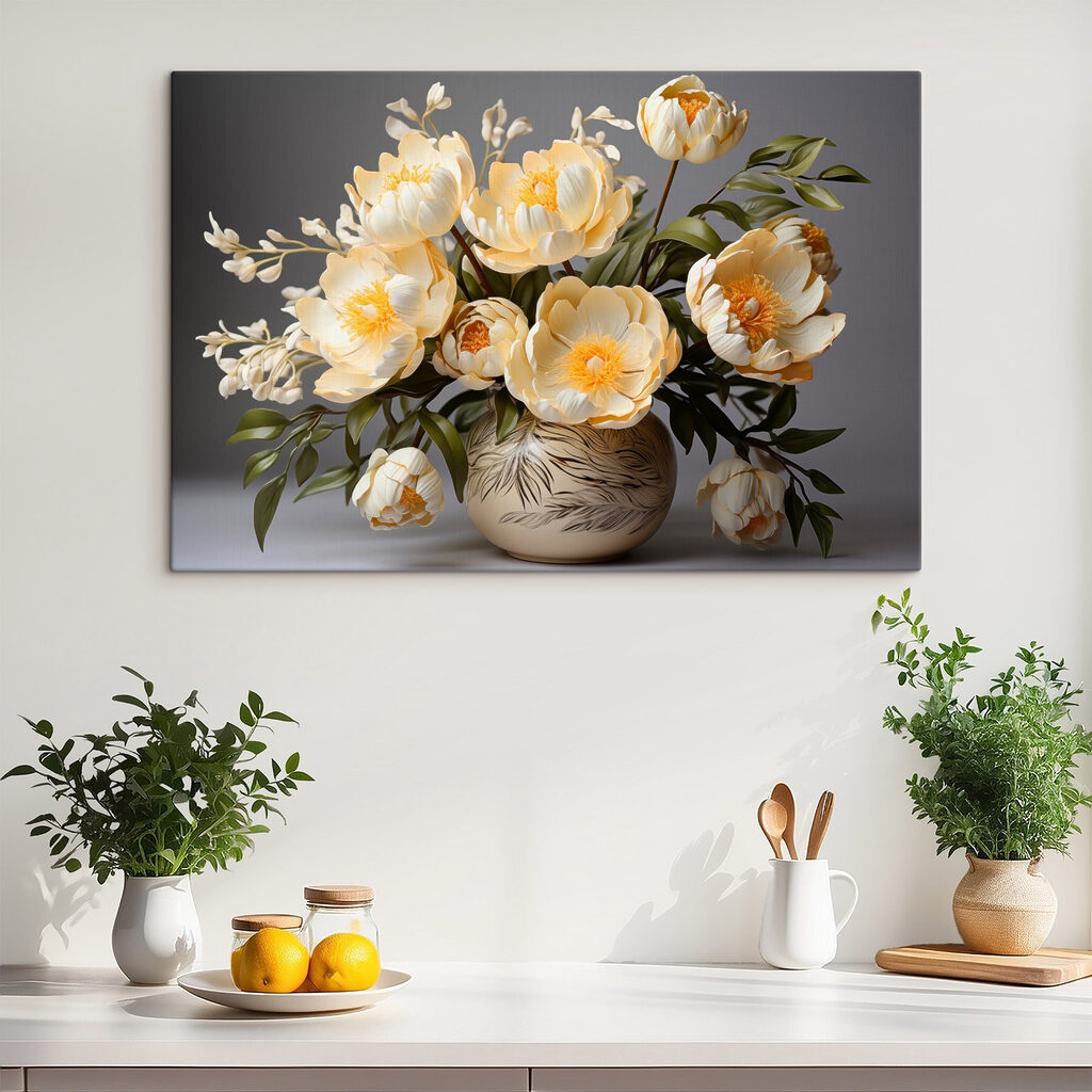 Vase with flowers in it