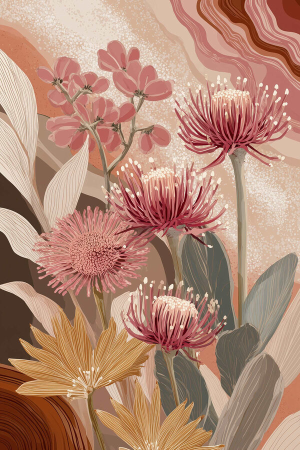 Floral beauty in vibrant colors