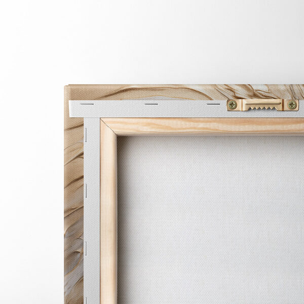 Swirling waves of creamy texture