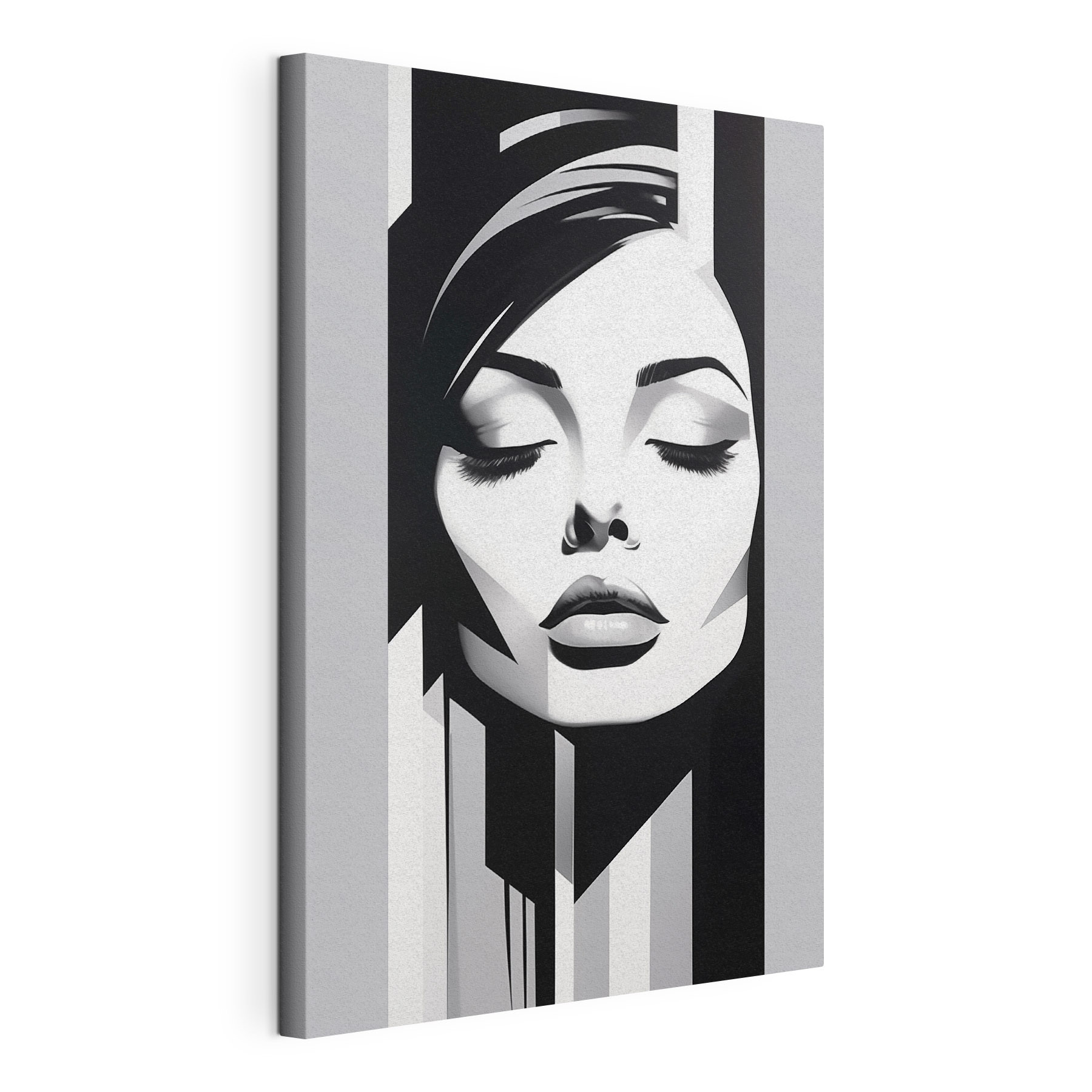 - Abstract beauty in monochrome tones