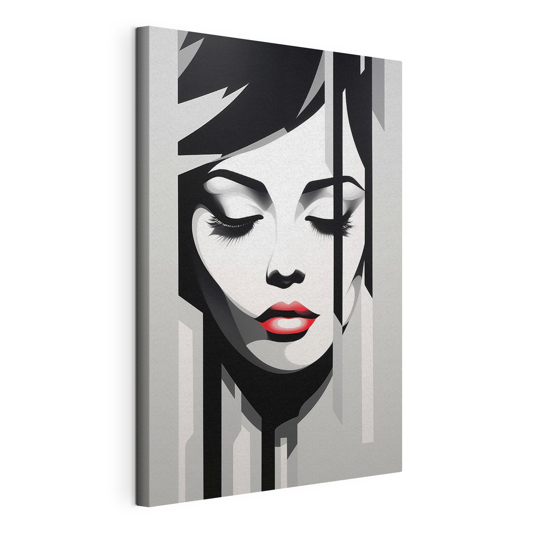 Elegant face with captivating expression