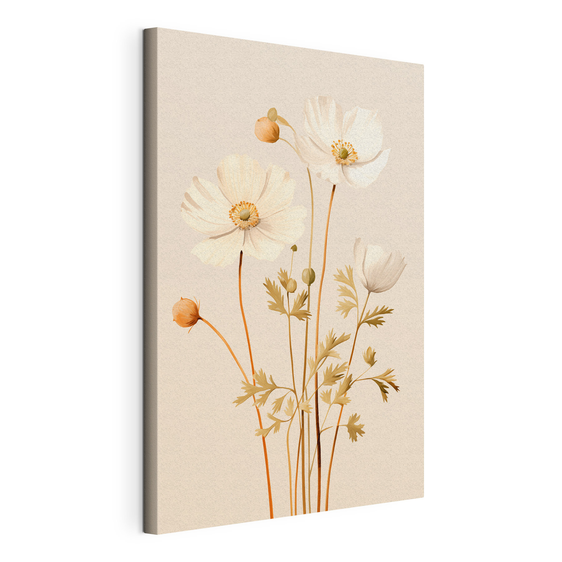 Delicate blooms in soft colors