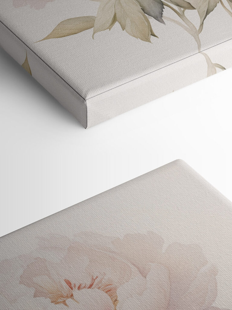 Delicate blooms in soft hues