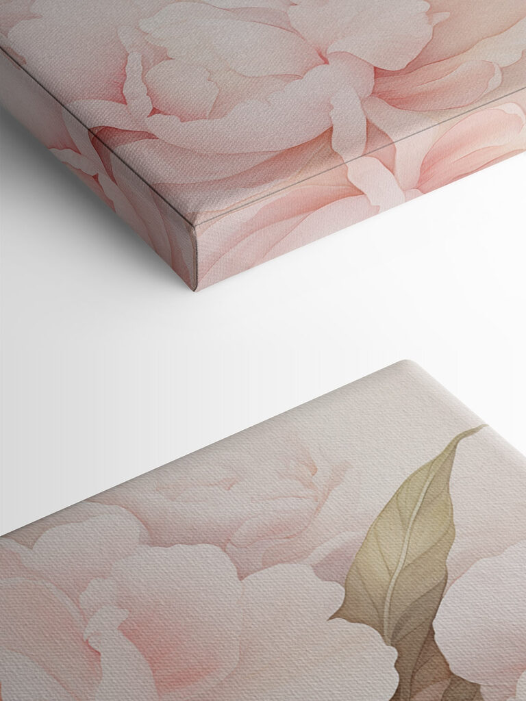Delicate blooms in soft pastel shades
