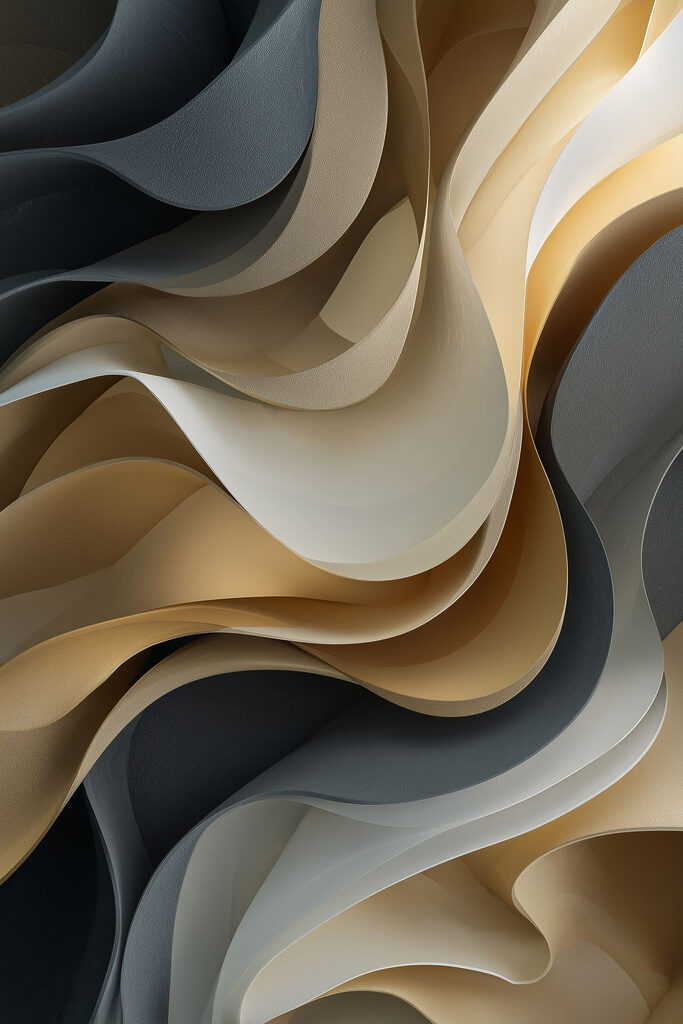 Rippled layers of soft colors Rippled layers of soft colors