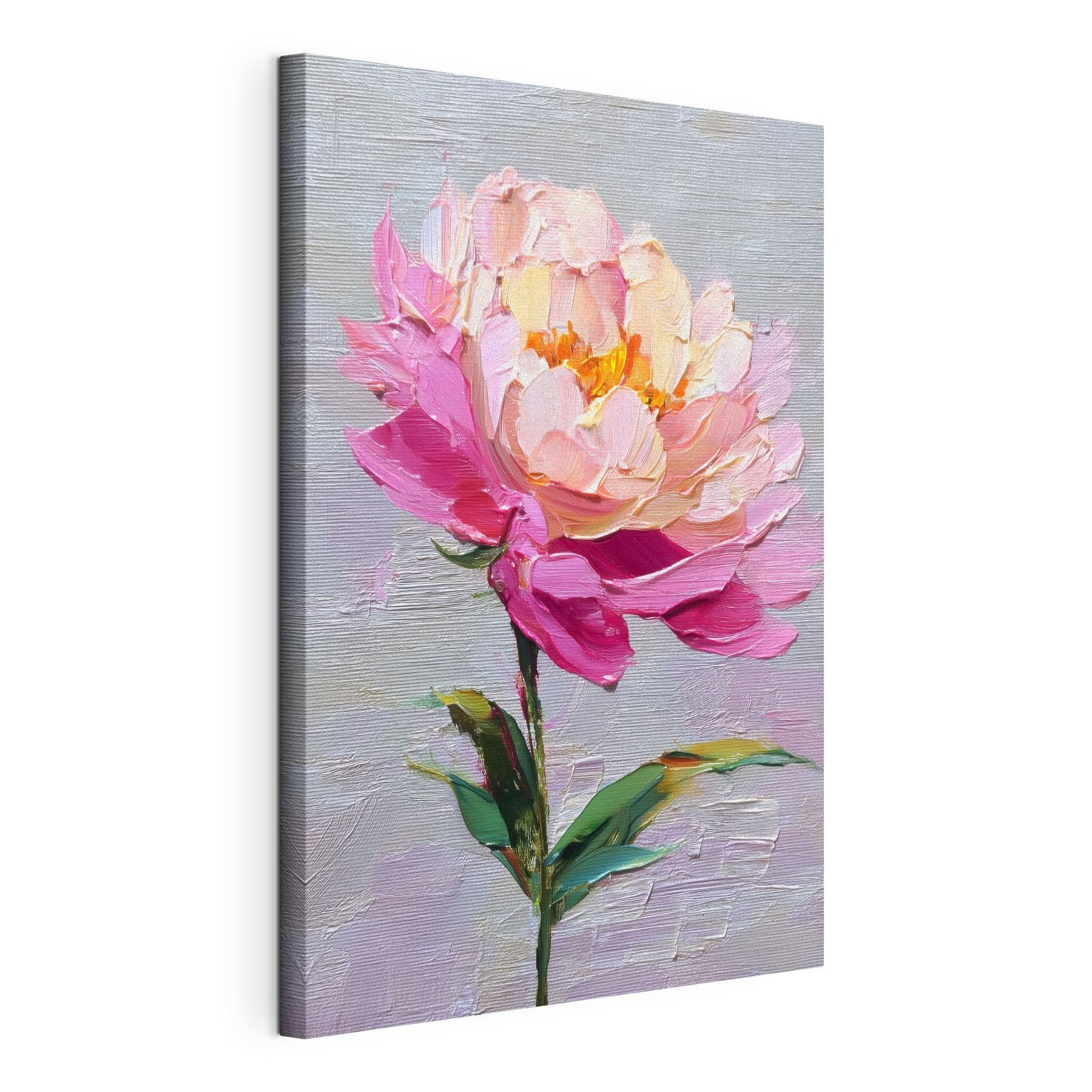 Painting of a pink flower Painting of a pink flower