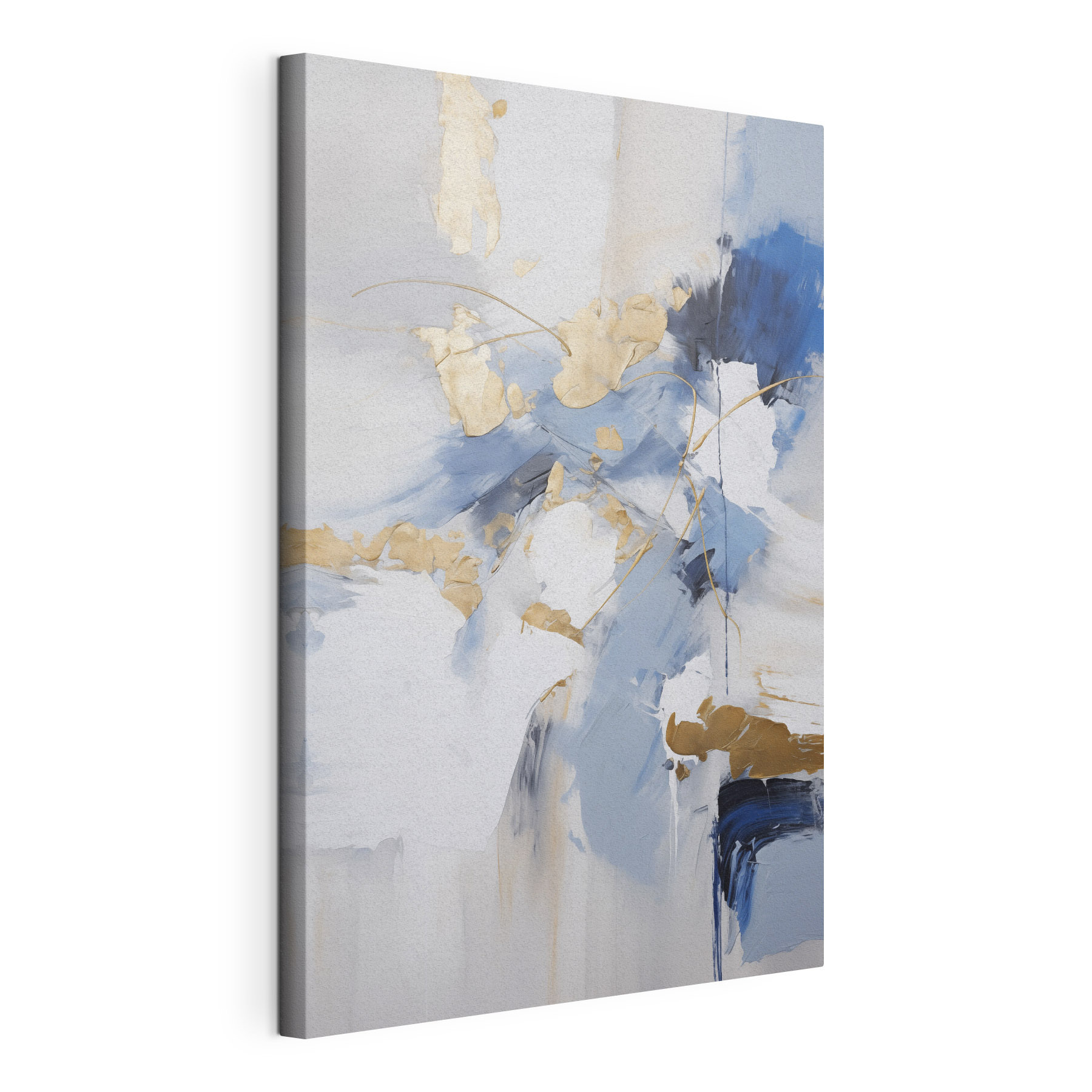 Abstract composition in calming hues