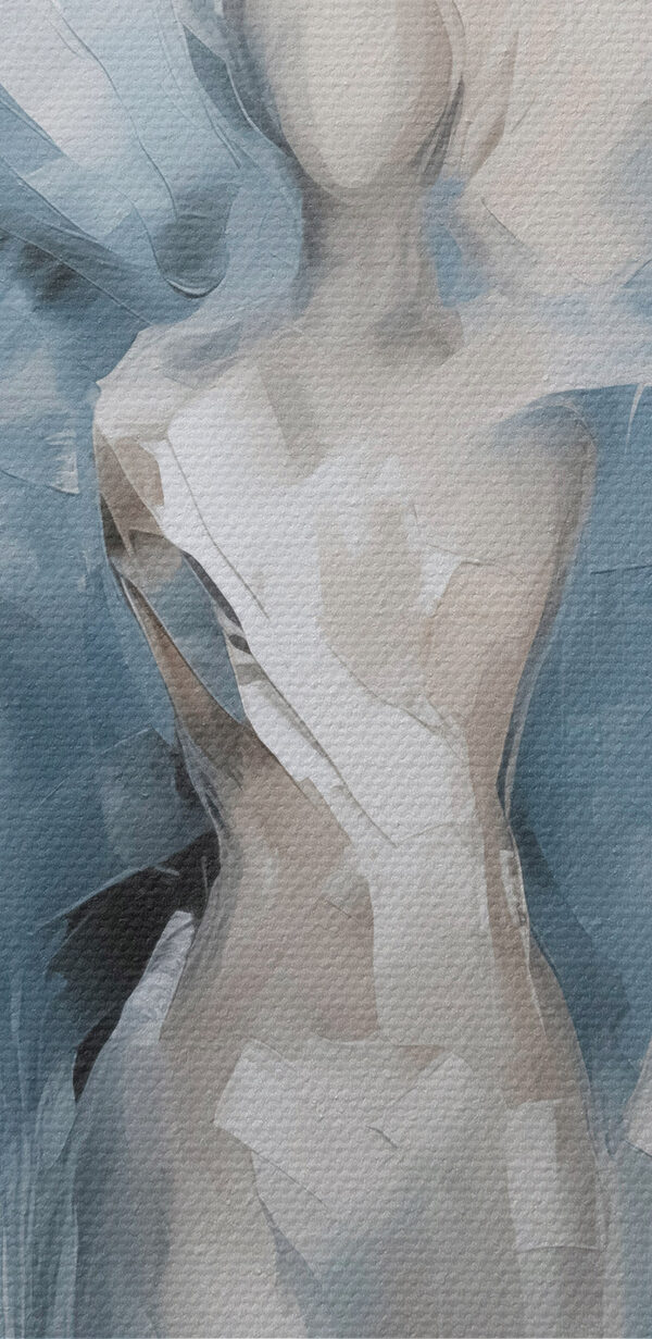 Painting of a woman with wings
