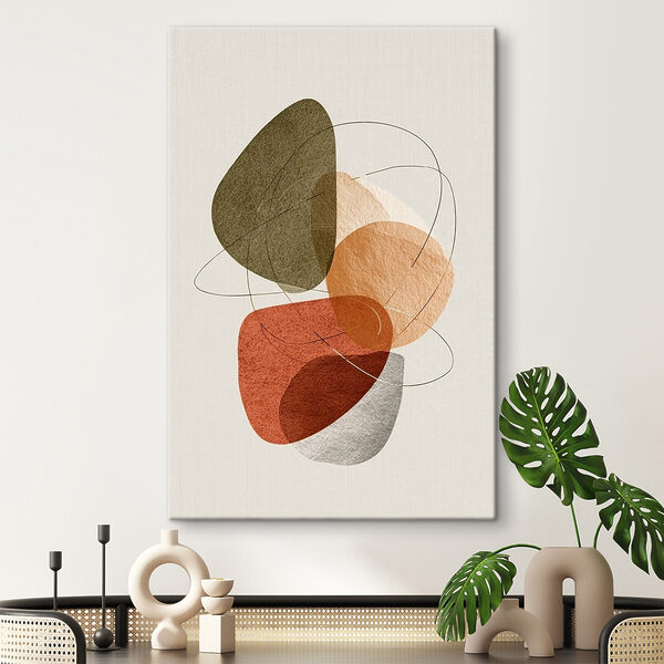 Abstract shapes on neutral background Abstract shapes on neutral background