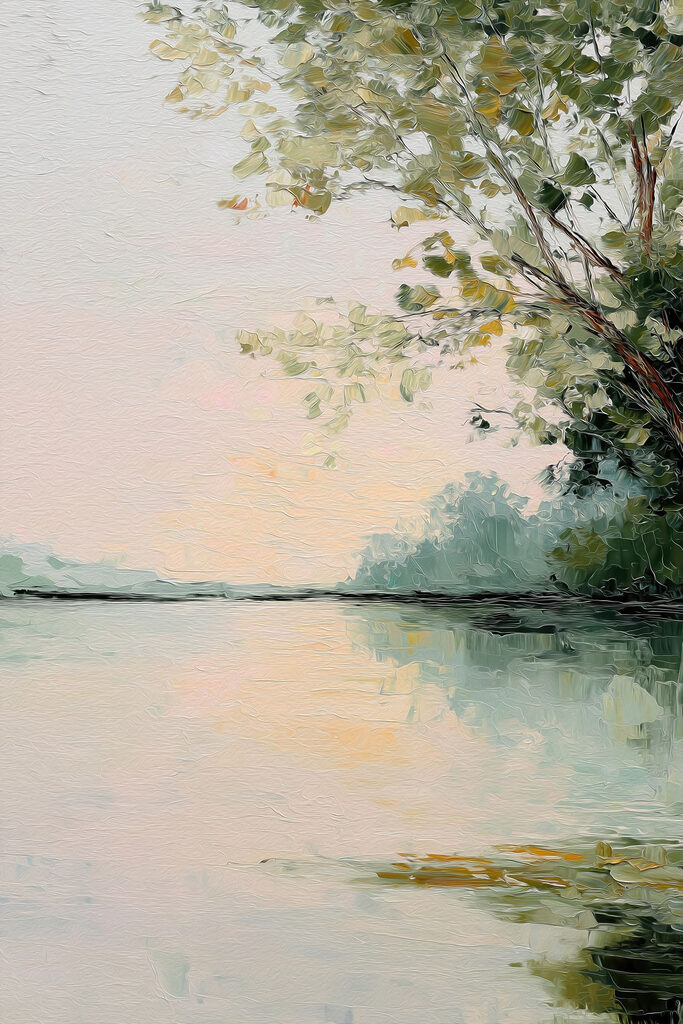 Tree next to a body of water Tree next to a body of water